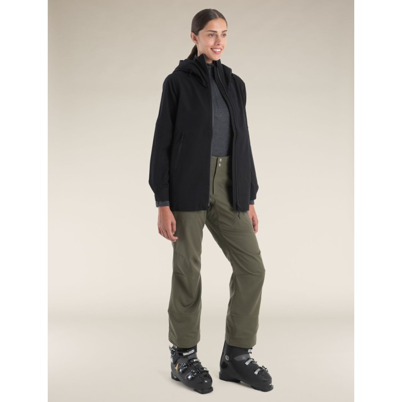 Merino Shell + Peak Hooded Jacket Women Icebreaker