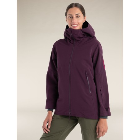 Merino Shell + Peak Hooded Jacket Women Icebreaker