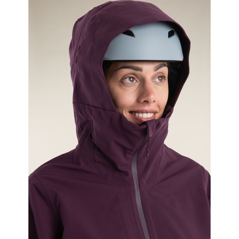 Merino Shell + Peak Hooded Jacket Women Icebreaker