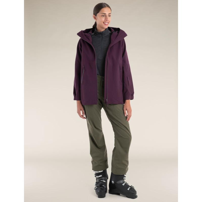 Merino Shell + Peak Hooded Jacket Women Icebreaker