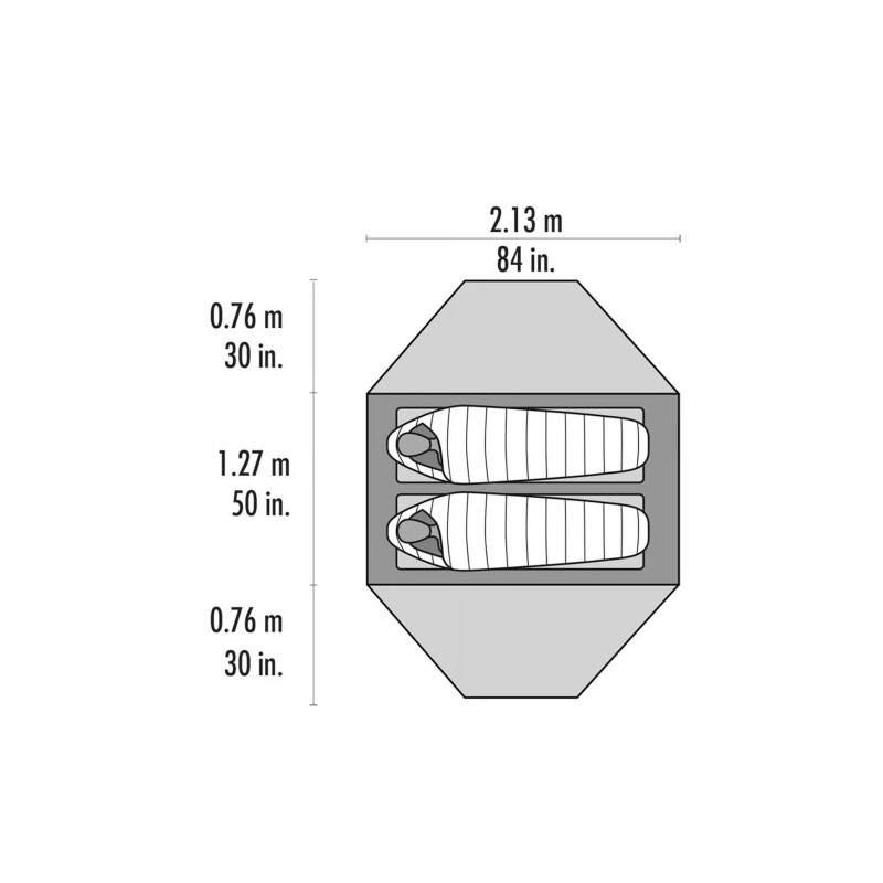 Tente MSR Elixir™ pour 2 personnes
