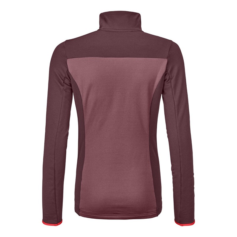 FLEECE LIGHT ZIP NECK W