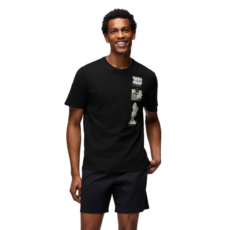T-shirt prAna Everyday Tripper SS Tee - Noir Graphique