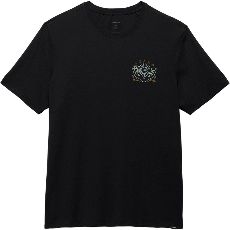 T-shirt Homme prAna Everyday Offering SS Tee - Black