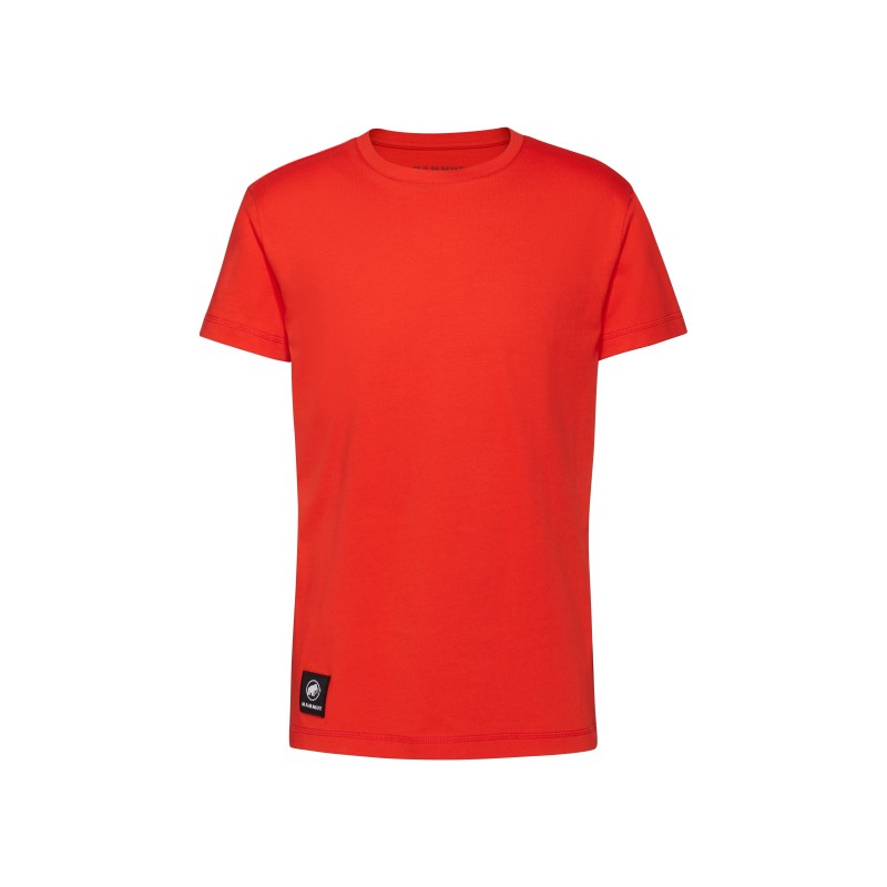 T-Shirt Homme Mammut Massone Patch - Rouge Éclatant
