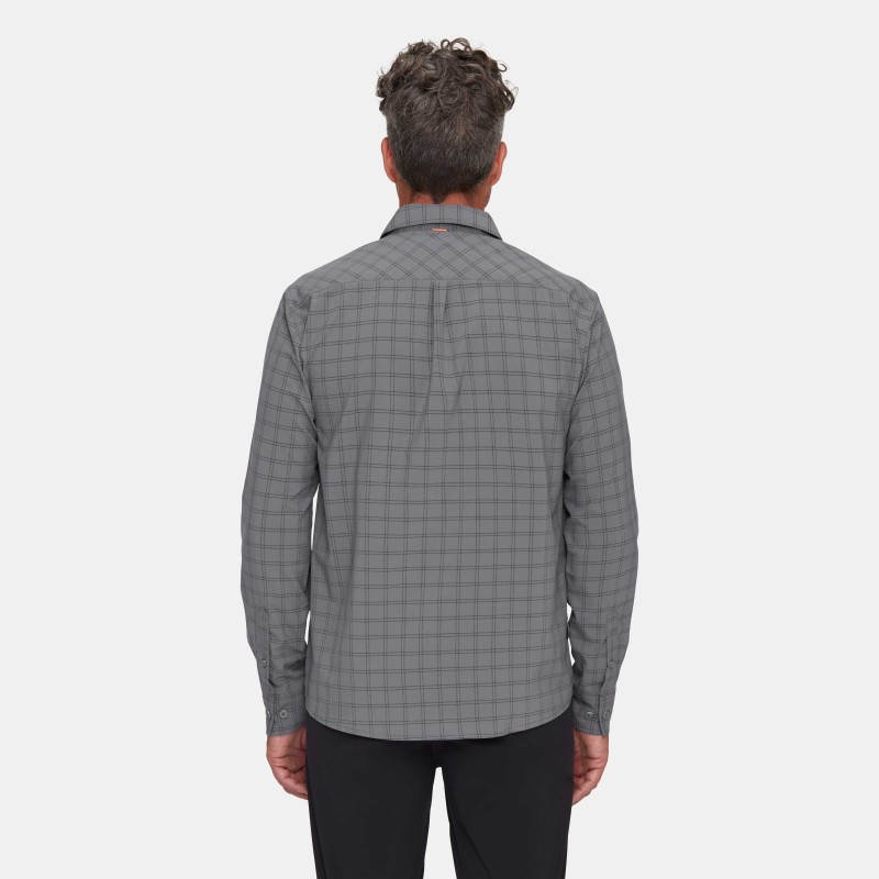 Chemise Randonnée Mammut Lenni Shirt Men - Marine-White