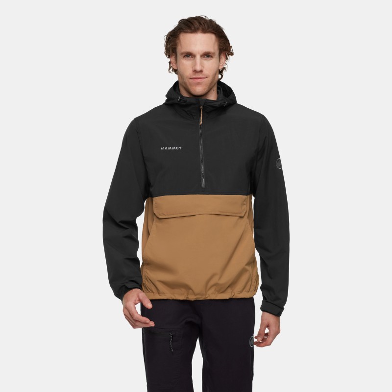 Mammut Hiking WB Hooded Anorak - Coupe-vent Homme Claystone/Black