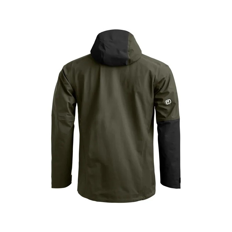 Veste Ortovox Seceda 3L Homme - Hardshell Imperméable Alpinisme