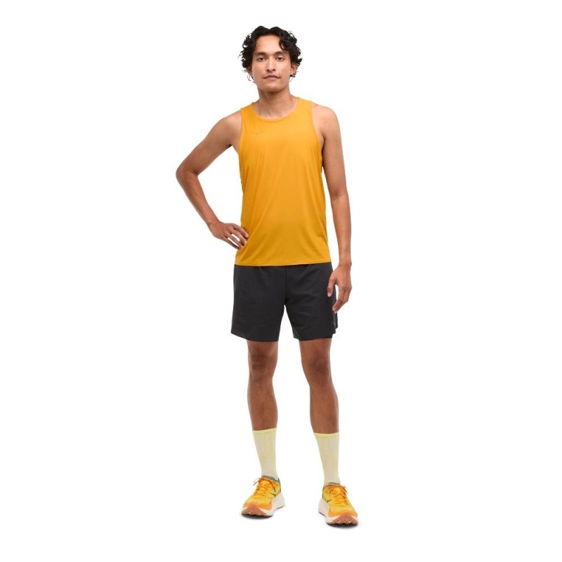 Débardeur Running Homme Hoka Airolite Run Tank - Jaune