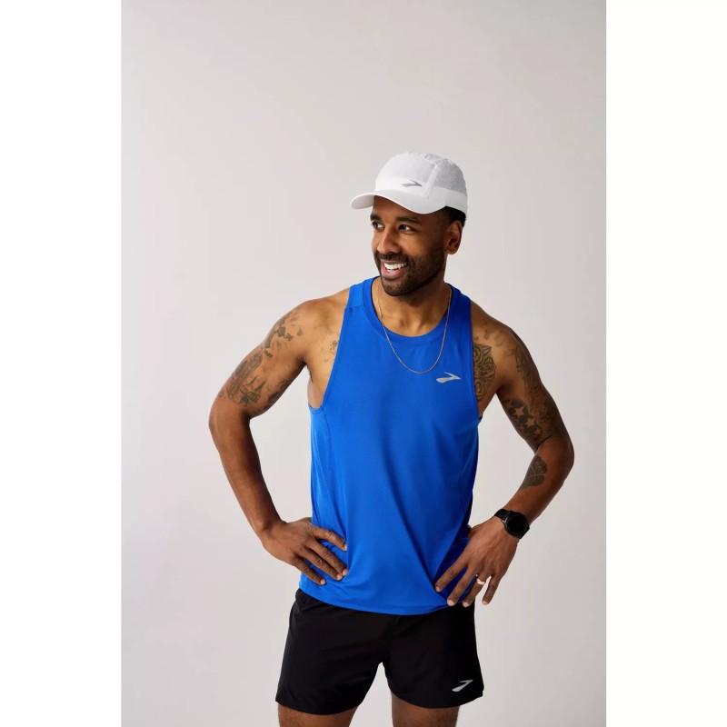 Débardeur Brooks Atmosphere Singlet 3.0 Homme - Bleu
