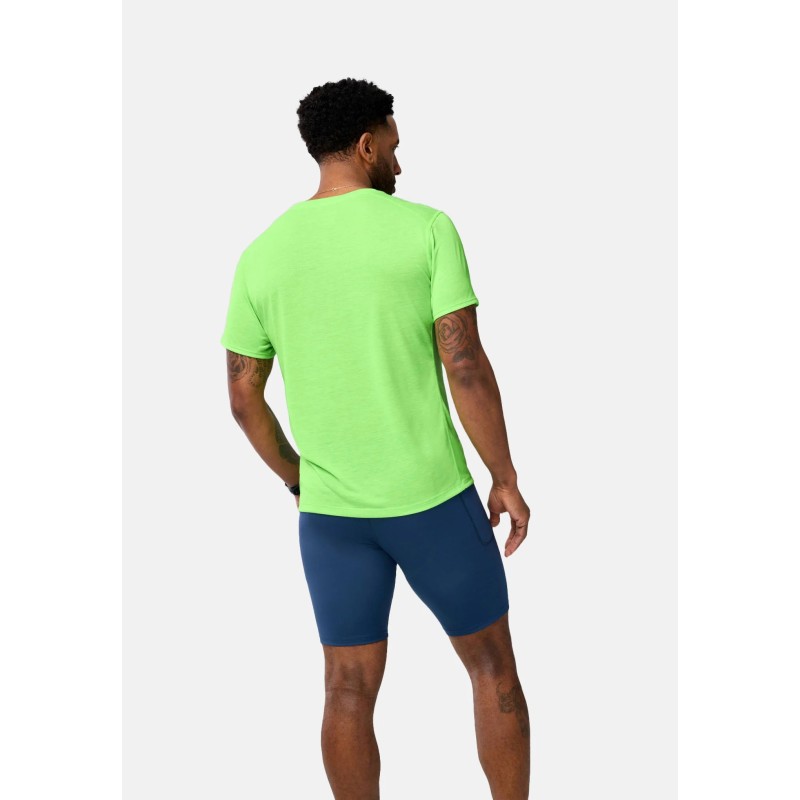 T-shirt Running Brooks Distance Short Sleeve 3.0 Homme - Vert
