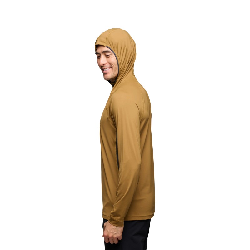 Black Diamond Alpenglow Pro Hoody Homme - Protection Solaire Flax