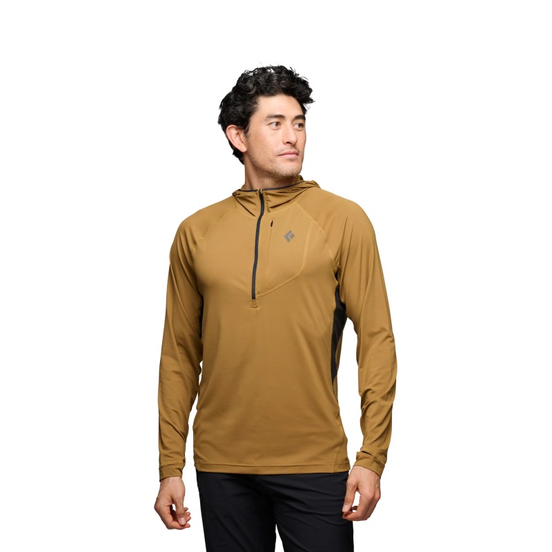 Black Diamond Alpenglow Pro Hoody Homme - Protection Solaire Flax