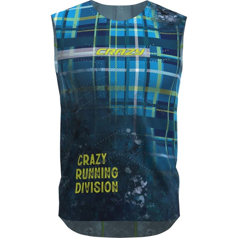 Débardeur Trail Crazy Singlet Thunder Homme - Bluette | Performance