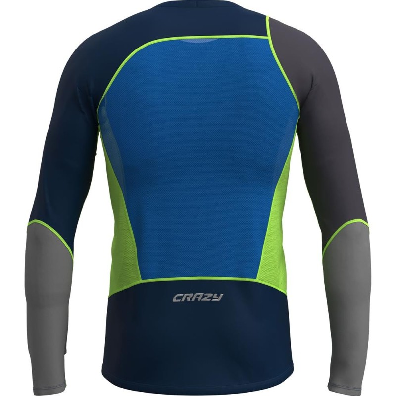 T-shirt Manches Longues Crazy Shot Homme - Zenith | Trekking