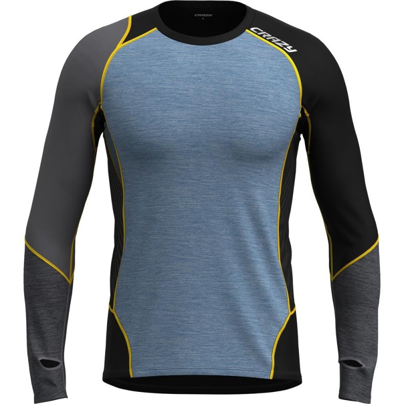 T-shirt Manches Longues Crazy Shot Homme - Zenith | Trekking