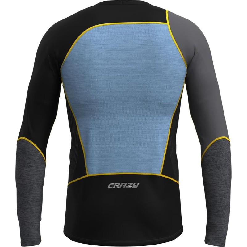 T-shirt Manches Longues Crazy Shot Homme - Zenith | Trekking