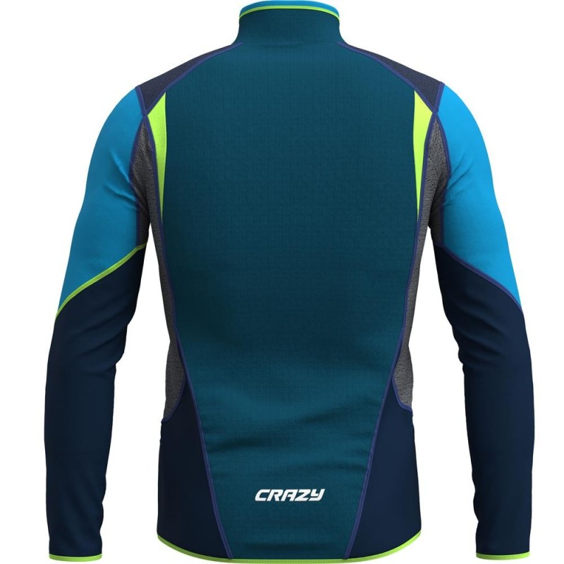 Crazy Idea Pull Viper Homme Black - Pull Ski de Randonnée