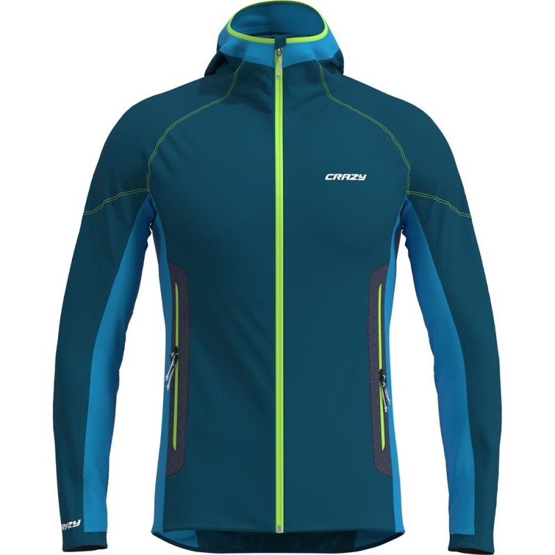 Crazy Idea Pull Pegasus Homme Culliant - Veste Hybride Technique