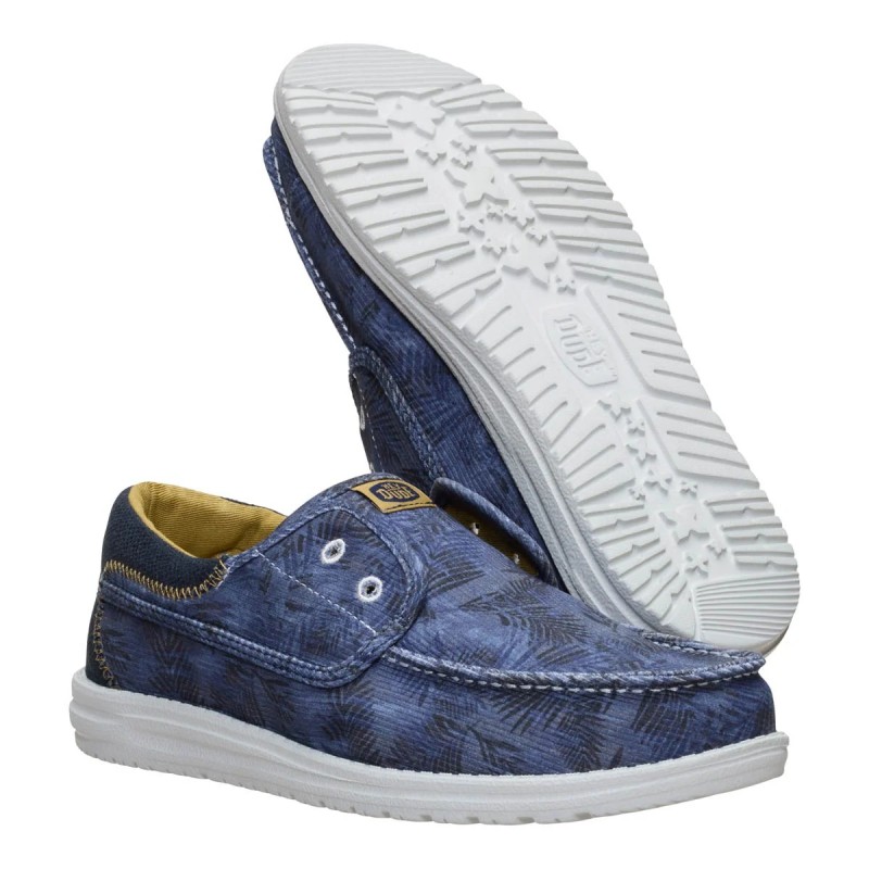 Chaussures Heydude Wally Cru Washed Palm - Toile Homme